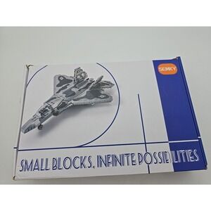 SEMKY Military Series F-22 Raptor Fighter Jet Air Force Building Small Block Set